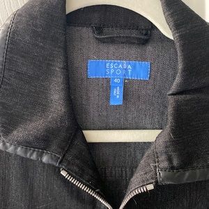 Black denim Escada Sport Designer Jacket